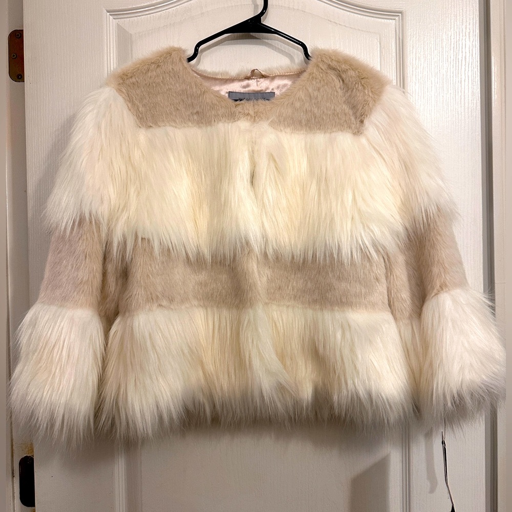 Cropped Fur Jacket